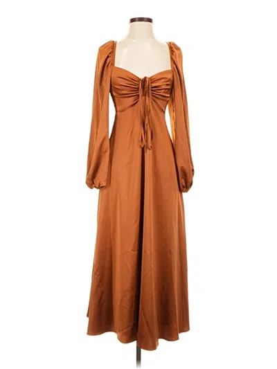 Pre-owned Antonio Melani Cocktail Dress In Orange