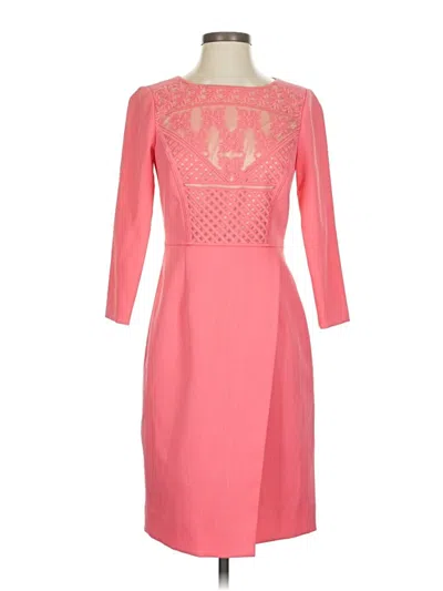 Pre-owned Antonio Melani Cocktail Dress In Pink