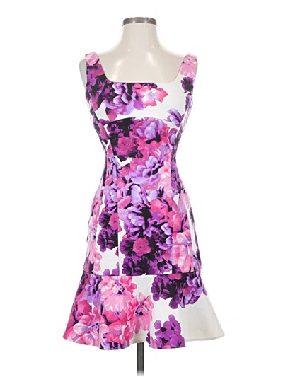 Pre-owned Antonio Melani Cocktail Dress In Purple