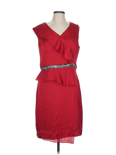 Pre-owned Antonio Melani Cocktail Dress In Red