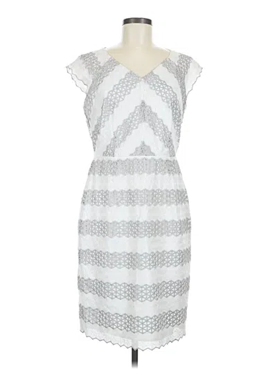 Pre-owned Antonio Melani Cocktail Dress In Silver