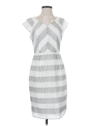 Pre-owned Antonio Melani Cocktail Dress In Silver