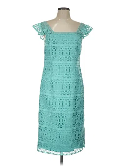 Pre-owned Antonio Melani Cocktail Dress In Teal