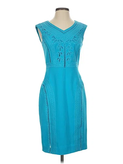 Pre-owned Antonio Melani Cocktail Dress In Teal