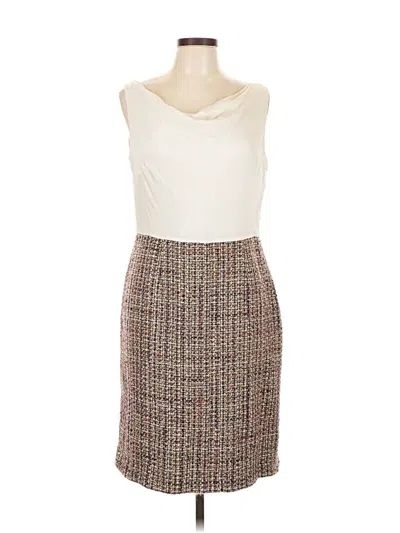 Pre-owned Antonio Melani Cocktail Dress In White