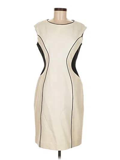 Pre-owned Antonio Melani Cocktail Dress In White