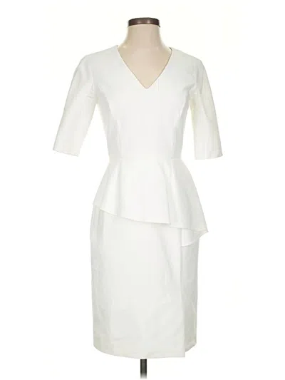 Pre-owned Antonio Melani Cocktail Dress In White