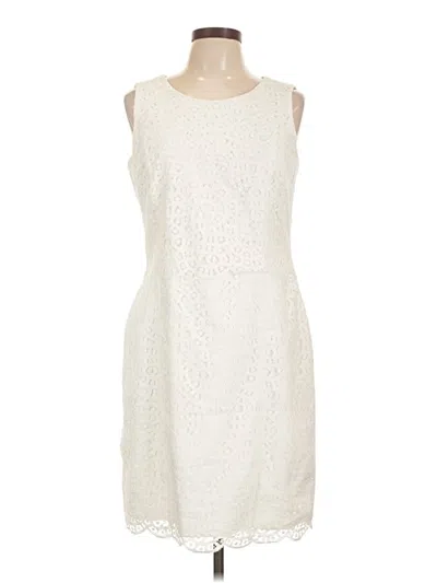 Pre-owned Antonio Melani Cocktail Dress In White