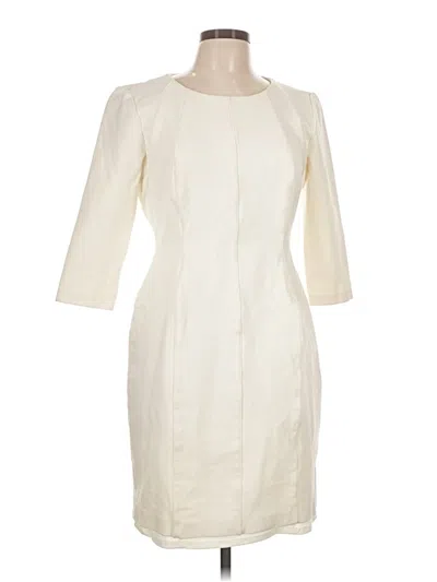 Pre-owned Antonio Melani Cocktail Dress In White