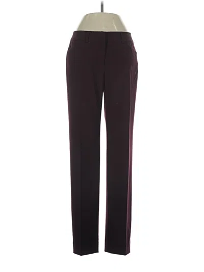 Pre-owned Antonio Melani Dress Pants In Burgundy