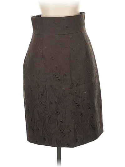 Pre-owned Antonio Melani Formal Skirt In Brown