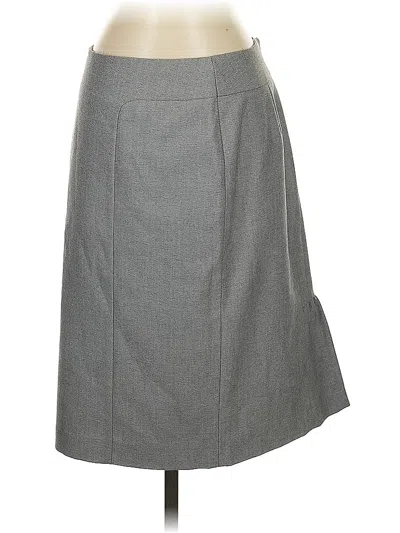 Pre-owned Antonio Melani Formal Skirt In Gray