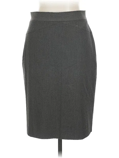Pre-owned Antonio Melani Formal Skirt In Gray
