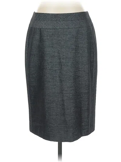 Pre-owned Antonio Melani Formal Skirt In Gray