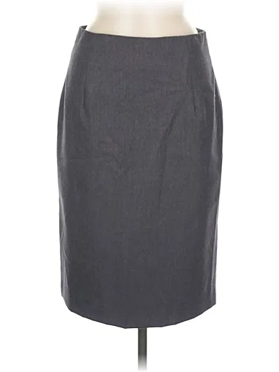 Pre-owned Antonio Melani Formal Skirt In Gray