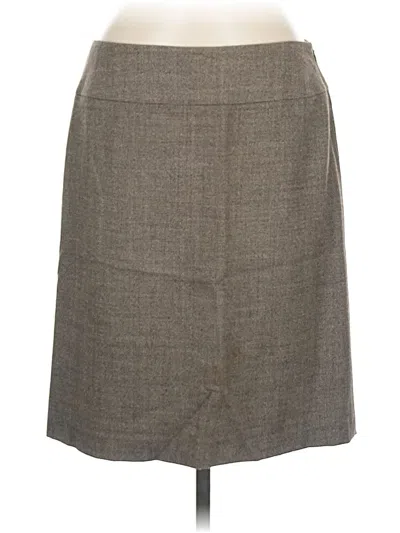 Pre-owned Antonio Melani Formal Skirt In Gray