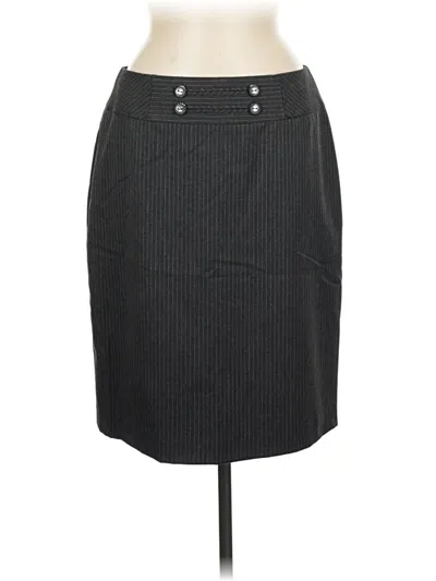 Pre-owned Antonio Melani Formal Skirt In Gray