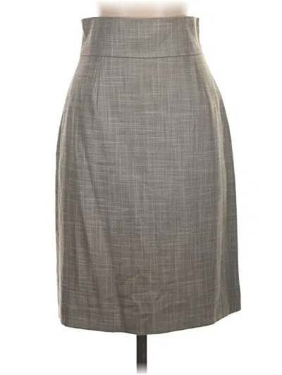 Pre-owned Antonio Melani Formal Skirt In Gray
