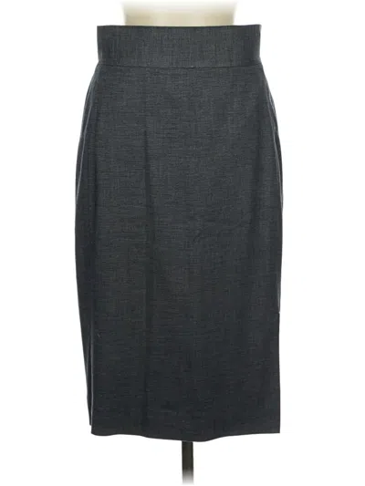 Pre-owned Antonio Melani Formal Skirt In Gray