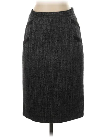 Pre-owned Antonio Melani Formal Skirt In Gray