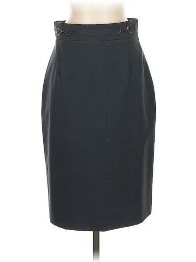 Pre-owned Antonio Melani Formal Skirt In Gray