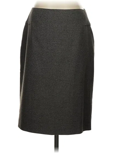 Pre-owned Antonio Melani Formal Skirt In Gray