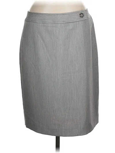 Pre-owned Antonio Melani Formal Skirt In Gray