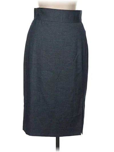 Pre-owned Antonio Melani Formal Skirt In Gray