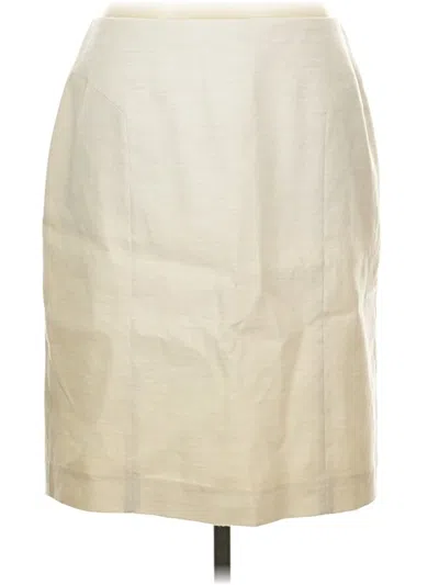 Pre-owned Antonio Melani Formal Skirt In Ivory