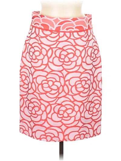 Pre-owned Antonio Melani Formal Skirt In Pink