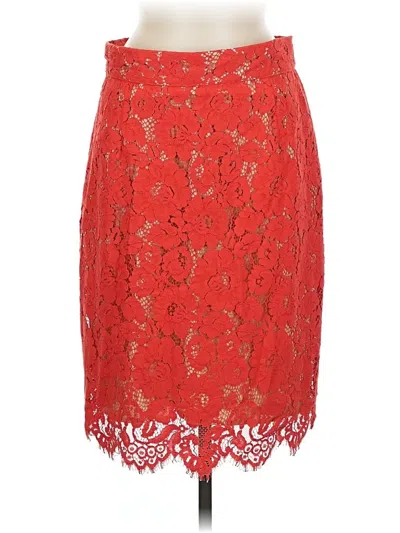Pre-owned Antonio Melani Formal Skirt In Red