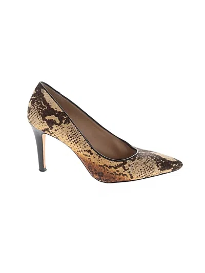 Pre-owned Antonio Melani Heels In Gold