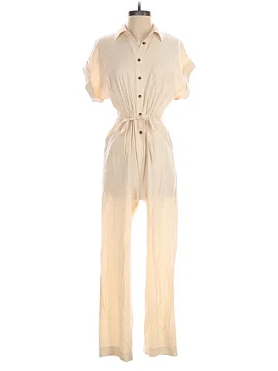 Pre-owned Antonio Melani Jumpsuit In Ivory