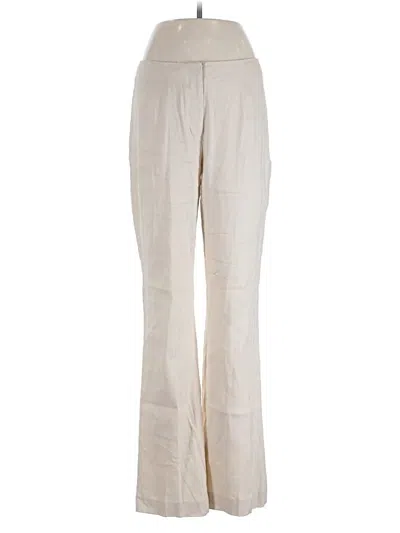 Pre-owned Antonio Melani Linen Pants In White