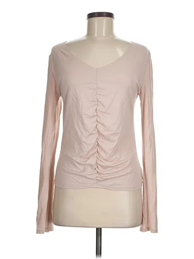 Pre-owned Antonio Melani Long Sleeve T-shirt In Tan
