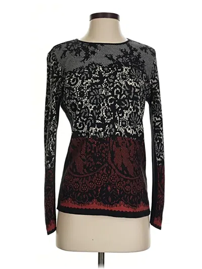 Pre-owned Antonio Melani Pullover Sweater In Black