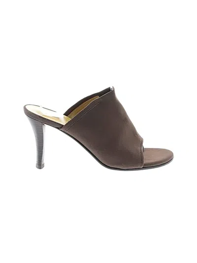 Pre-owned Antonio Melani Sandals In Brown