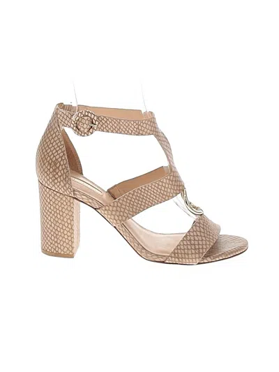 Pre-owned Antonio Melani Sandals In Tan