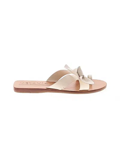 Pre-owned Antonio Melani Sandals In White