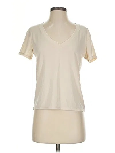Pre-owned Antonio Melani Short Sleeve T-shirt In Ivory