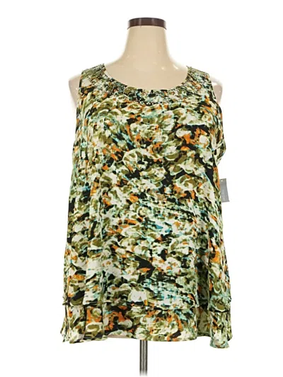 Antonio Melani Sleeveless Blouse In Green