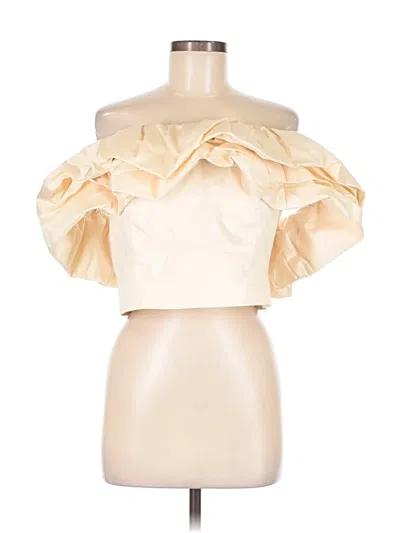 Pre-owned Antonio Melani Sleeveless Blouse In Ivory