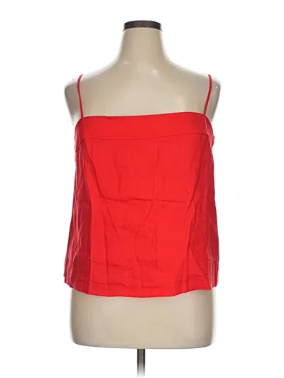 Pre-owned Antonio Melani Sleeveless Blouse In Red