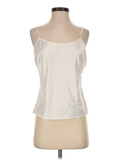 Pre-owned Antonio Melani Tank Top Ivory Strapless Neckline Tops