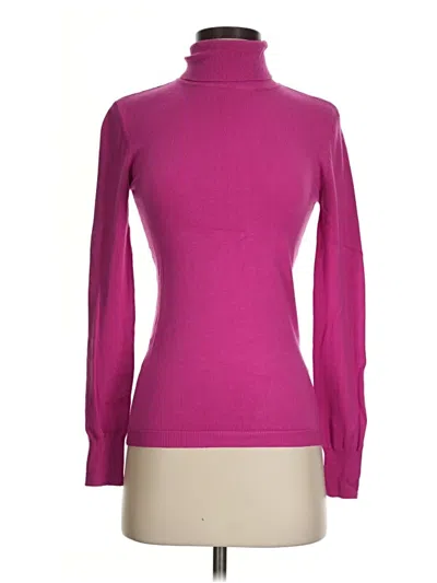 Pre-owned Antonio Melani Turtleneck Sweater In Purple