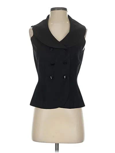 Pre-owned Antonio Melani Tuxedo Vest In Black