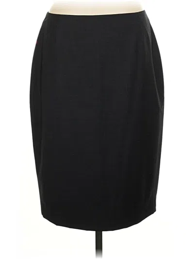 Antonio Melani Wool Skirt In Black