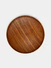 Antonis Cardew Hand-turned Brown Oak Plate (9.5in/24cm) In Brown