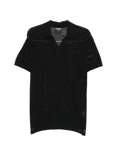 Antony Morato Agadir 2 V-neck Knitted T-shirt In Black