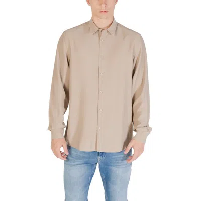 Antony Morato Long-sleeve Button-down Shirt In Neutral